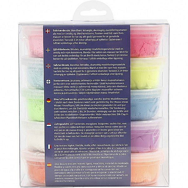 CC PLASTILINA MATASOASA 10/SET X 40 GR SILQ CLAY BASIC 79146 [4]