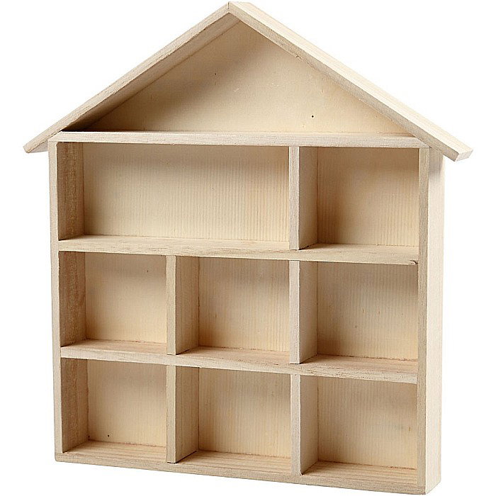 CC CASUTA LEMN 9 COMPARTIMENTE 26*25.2CM 56409 [1]