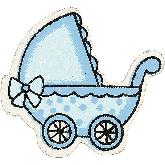 CC FORME LEMN CARUCIOR BEBE ALBASTRU 599711 [1]