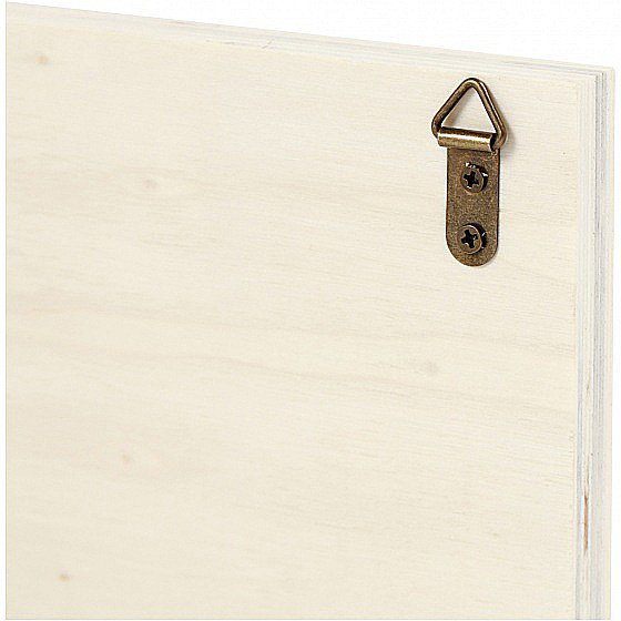 CC CUIER LEMN PENTRU HAINE 10x30 cm, 3 AGATATORI 57953 [3]