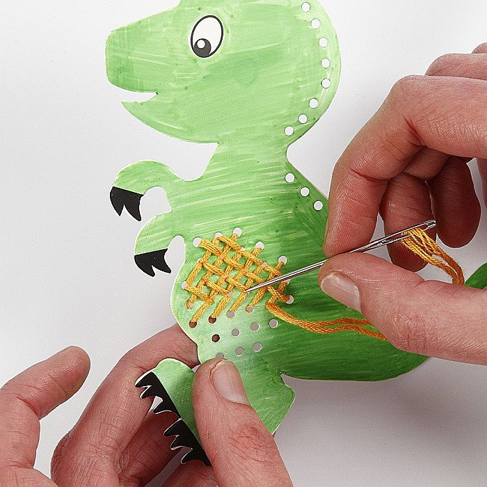 CC MINI KIT CREATIV BRODERIE DINOZAUR 977217 [5]
