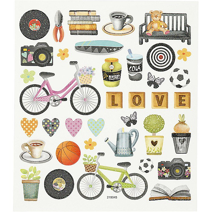 CC STICKER DECOR SPARE TIME 37PC 27200 [1]