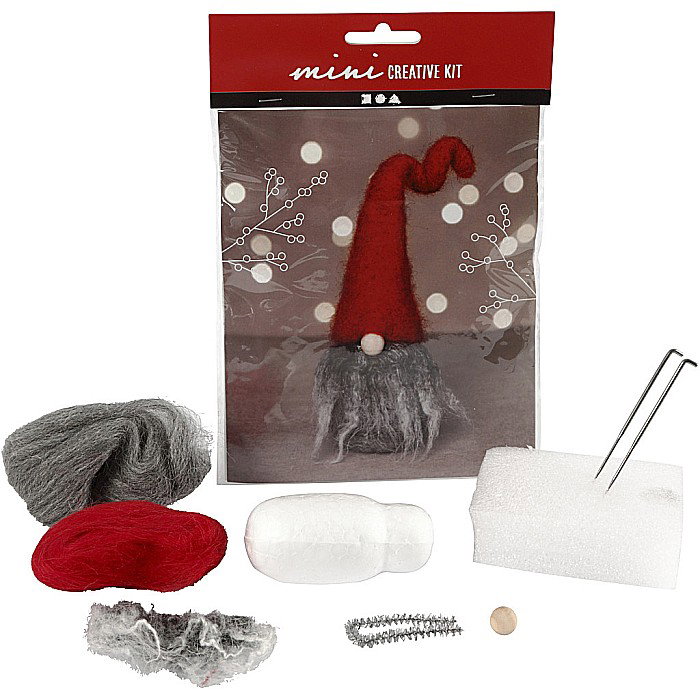 CC MINI KIT CREATIV CRACIUN PALARIE GNOM PASLA ROSIE 977403 [1]