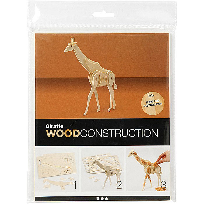CC FIGURINA LEMN 3D GIRAFA 20x4.2x25 CM 580507 [2]
