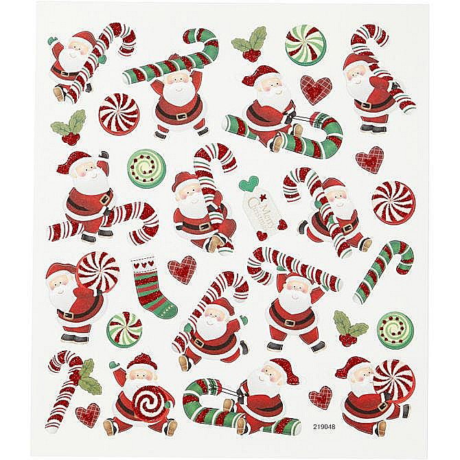 CC STICKER DECOR BOMBOANE SI MOS CRACIUN 298941 [1]