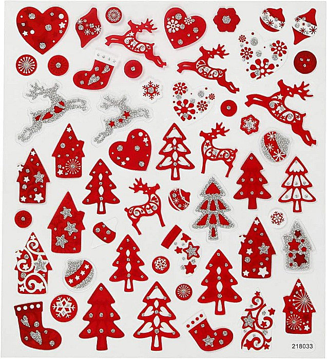 CC STICKER DECOR RED-WHITE CHRISTMAS 289591 [1]