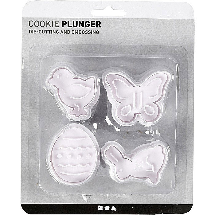 FORME PLASTIC CU STAMPILA Cookie Cutters With Stamp, 4/SET PASTE 782872 [2]