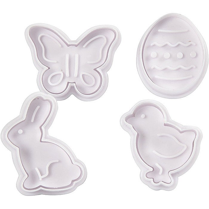 FORME PLASTIC CU STAMPILA Cookie Cutters With Stamp, 4/SET PASTE 782872 [4]