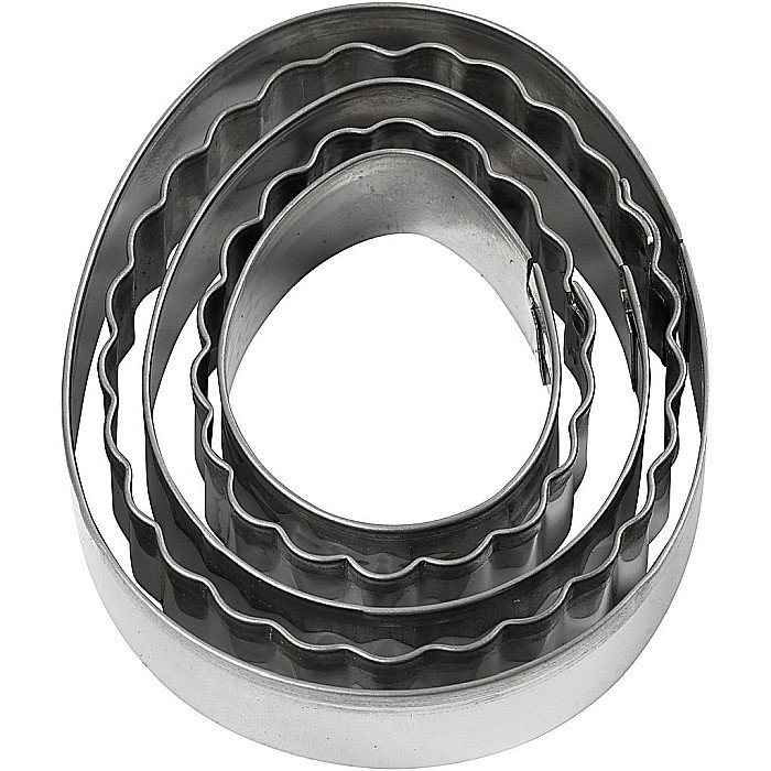 CC FORME METAL Cookie Cutters Egg, 8cm 5/SET 782884 [1]