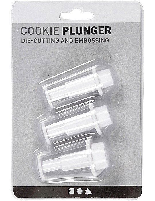 CC FORME PLASTIC CU STAMPILA Cookie Cutters With Stamp, Circle, 2,1+2,3+2,6 cm, 782876 [2]