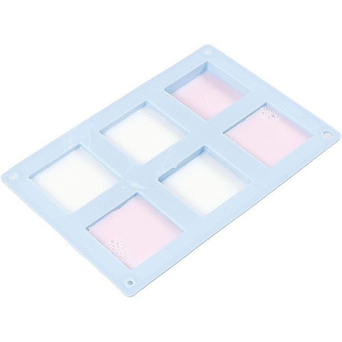 CC MATRITA DIN SILICON 6 PATRATE 5*5CM 60ML ALBASTRA 371811 [2]