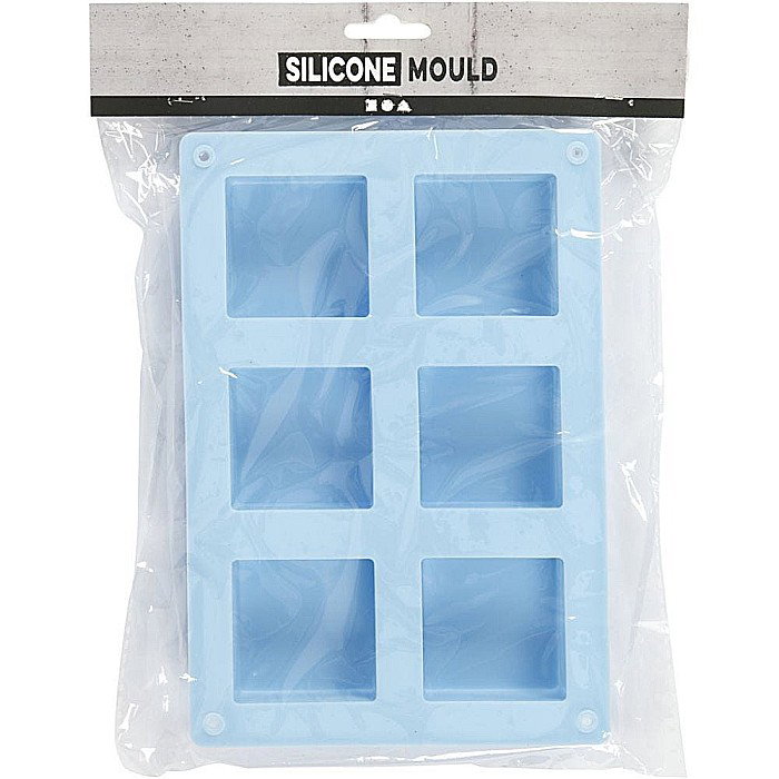CC MATRITA DIN SILICON 6 PATRATE 5*5CM 60ML ALBASTRA 371811 [3]