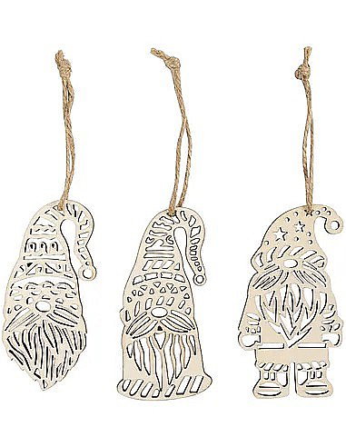 CC DECORATIUNI LEMN CRACIUN 6/SET GNOMI 58068 [1]