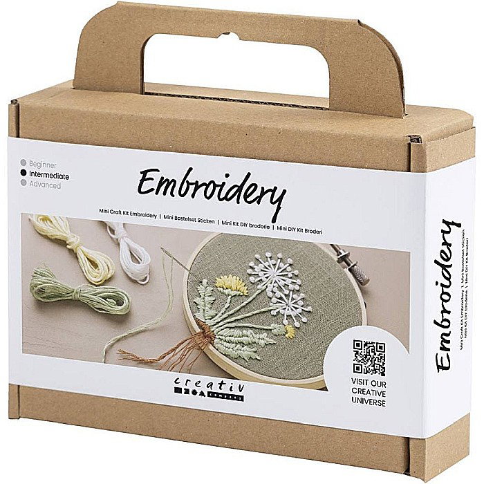 CC MINI KIT CREATIV INVATA SA BRODEZI FLORI PE PANZA 970845 [4]