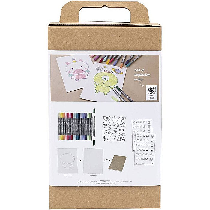 CC KIT CREATIV INVATA SA DESENEZI ANIMALUTE DIVERSE NUANTE PASTEL 970848 [2]