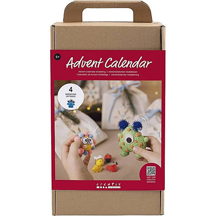 CC KIT CREATIV MODELARE CALENDAR ADVENT CRACIUN CU PLASTILINA SILK SI FOAM 977605 [1]