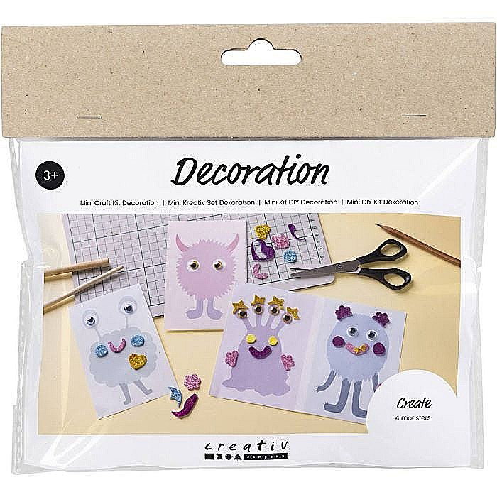 CC MINI KIT CREATIV MONSTRII DIN GLITTER FOAM SI OCHI MOBILI 977641 [1]