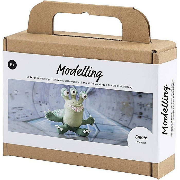 CC MINI KIT CREATIV MODELARE MONSTRU LULU DIN POLISTIREN, FOAM SI SILK 977654 [3]