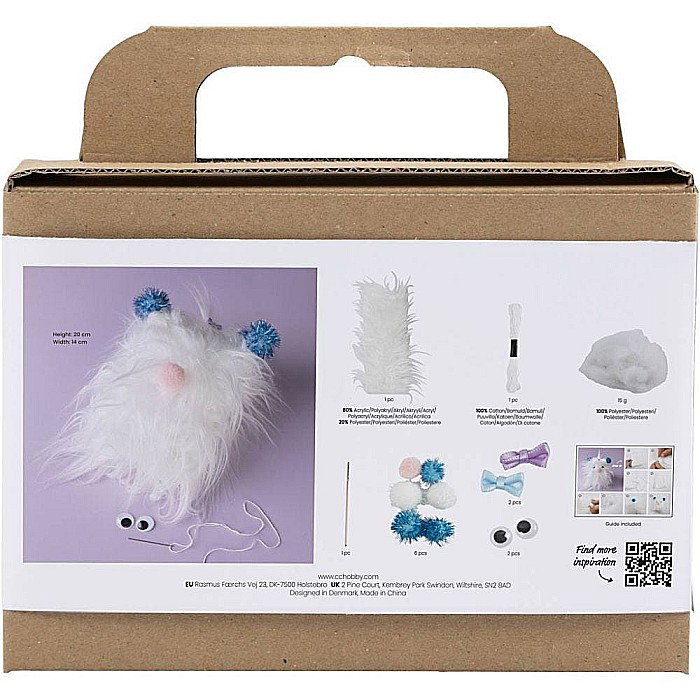 CC MINI KIT CREATIV DE CUSUT MONSTRU DIN POMPOM SI PLUSH 977678 [2]