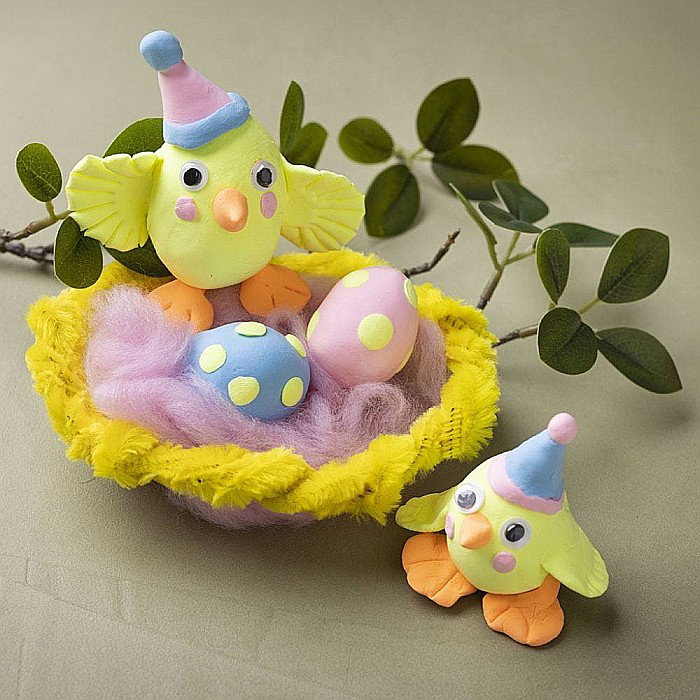 CC MINI KIT CREATIV MODELARE EASTER FAMILY DIN POLISTIREN SI SILK 977681 [5]