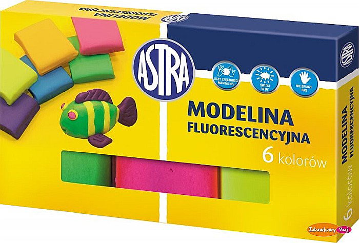 AS PASTA MODELAJ TERMO 6 CULORI FLUORESCENTE 83911902 [1]