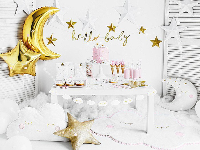 PD BANNER Little Star - Hello Baby, gold, 18x70cm GRL83-019M [6]