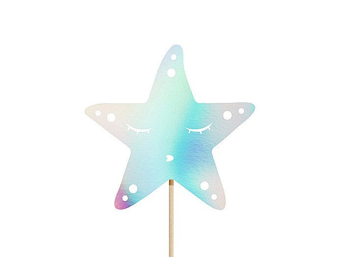PD DECORATIUNI PENTRU TORT Mermaid, iridescent, 24.5cm 3/set KPT47-017 [2]