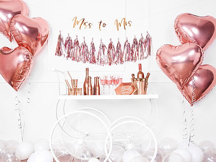 PD BALON FOLIE ALUMINIU Heart, 45cm, rose gold FB9M-019R [4]