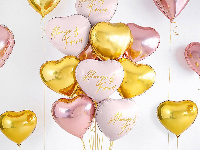 PD BALON FOLIE ALUMINIU Heart, 45cm, rose gold FB9M-019R [5]