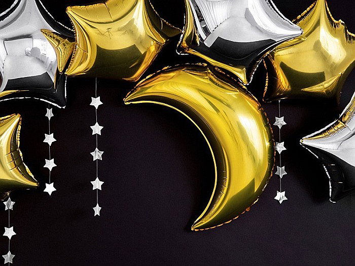 PD BALON FOLIE ALUMINIU Moon, 60cm, gold FB16M-019 [4]