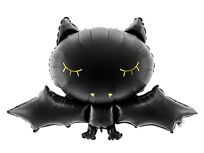 PD BALON FOLIE ALUMINIU Bat, 80x52cm, black with gold print FB38 [1]