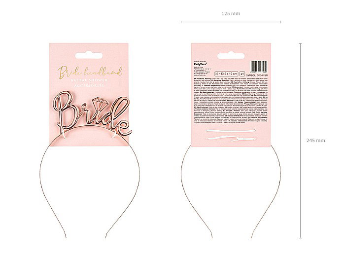 PD CORDELUTA METAL Bride, rose gold OP5-019R [5]