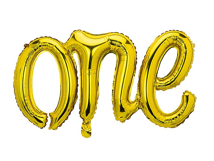 PD BALON FOLIE ALUMINIU One, gold, 66x37cm FB75M-019 [1]