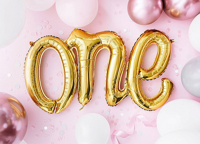 PD BALON FOLIE ALUMINIU One, gold, 66x37cm FB75M-019 [4]