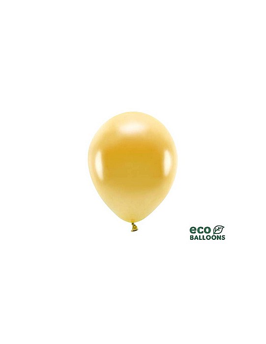 PD BALOANE Eco Balloons, 26cm, metallic, gold 100/set ECO26M-019 [1]