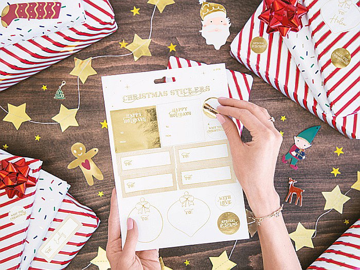 PD ETICHETE CADOU, Gift tags Santa, mix 12/SET ZDZ18 [4]