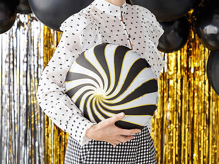 PD BALON FOLIE ALUMINIU Candy, 35cm, black FB20M-010 [2]