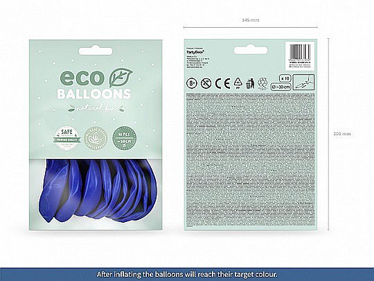 PD BALOANE Eco Balloons 26cm, pastel ultramarine 10/SET ECO26P-072-10 [5]