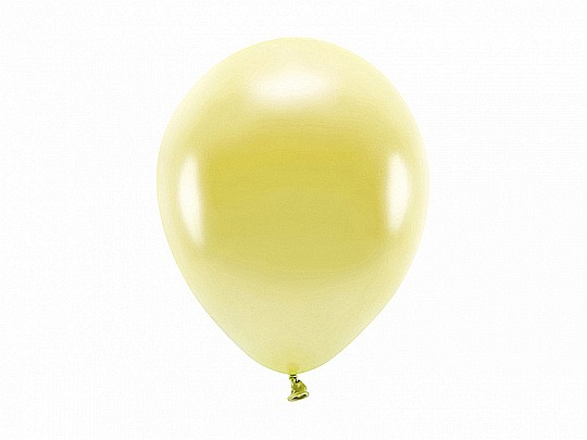 PD BALOANE Eco Balloons 26cm, metallic light gold 10/SET ECO26M-019J-10 [1]