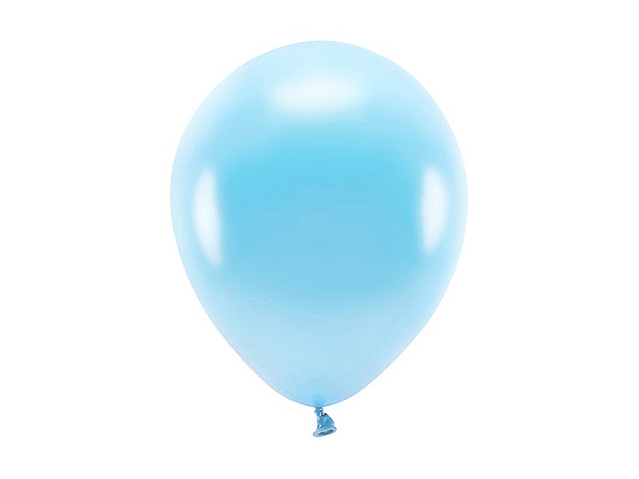 PD BALOANE Eco Balloons 26cm, metallic light blue 10/SET ECO26M-001J-10 [1]