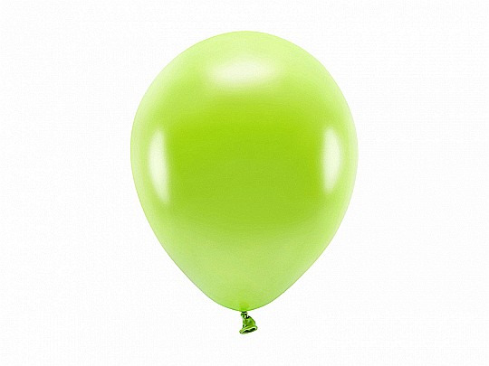 PD BALOANE Eco Balloons 26cm, metallic green apple 10/SET ECO26M-102J-10 [1]
