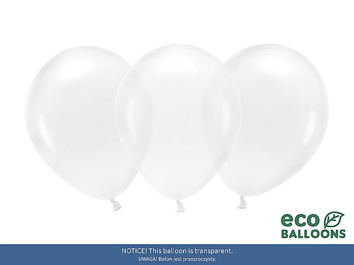 PD BALOANE Eco Balloons 26cm, crystal clear 10/SET ECO26C-099-10 [2]