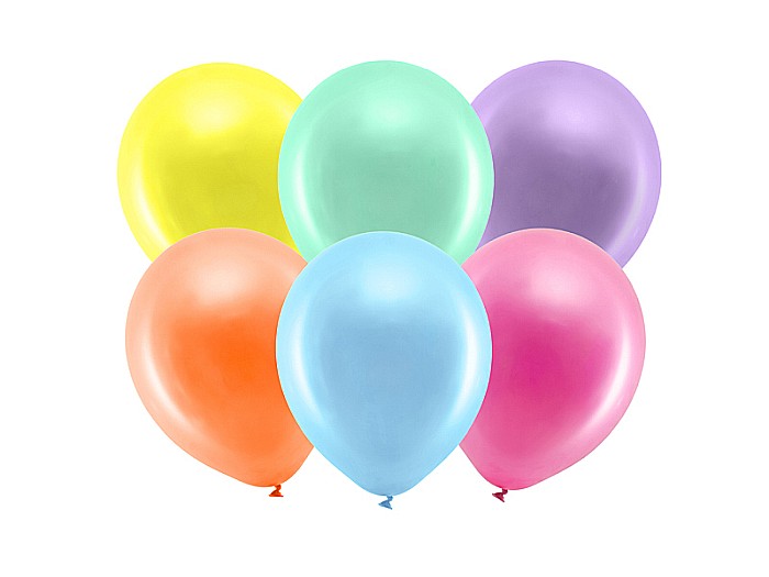PD BALOANE Rainbow Balloons 23cm metallic, mix 100/SET RB23M-000 [1]