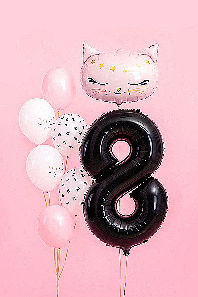 PD BALON FOLIE ALUMINIU Number "8", 86cm, black FB1M-8-010 [2]