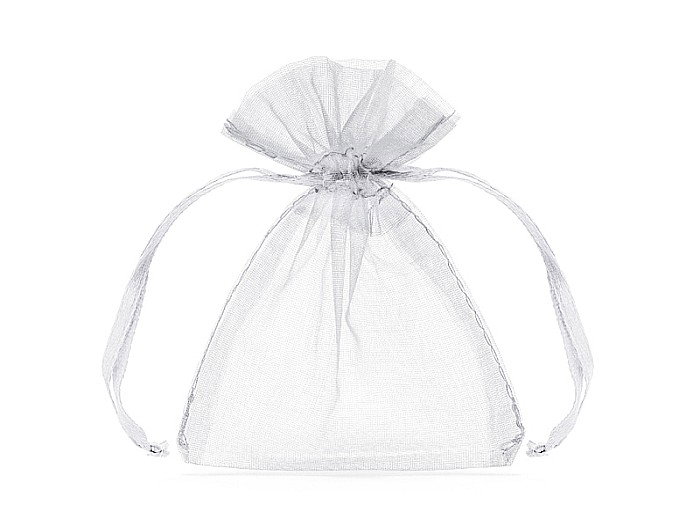 PD SAC ORGANZA, Organza pouches white, 10cm 10/SET WRG5-008-10 [1]