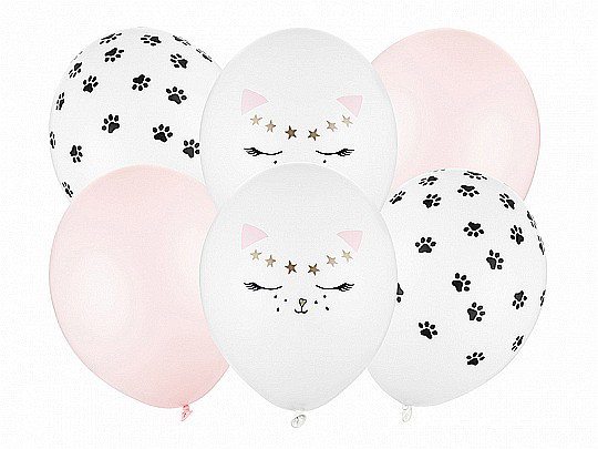 PD BALOANE Balloons 30cm, Cat, mix 6/SET SB14P-306-000-6 [1]