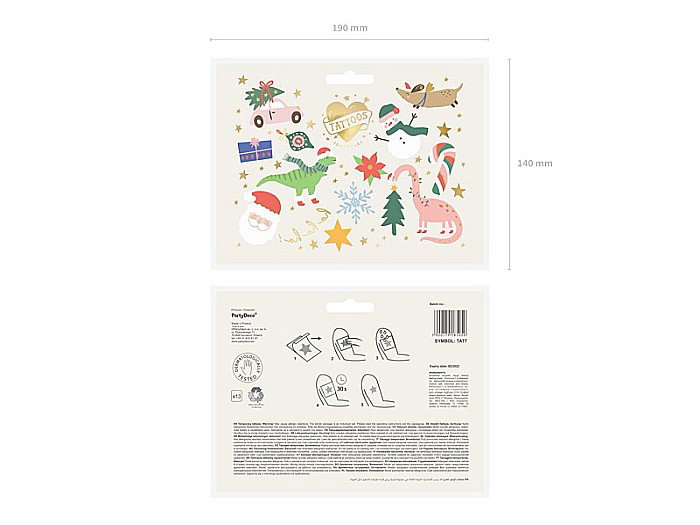 PD TATUAJE TEMPORARE Ho ho ho!, mix 13/SET TAT7 [4]