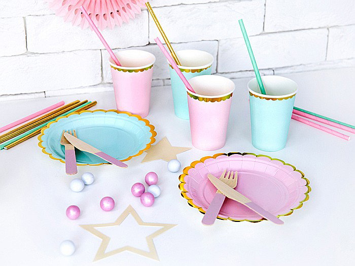 PD PAHARE CARTON Cups Light Pink, 220ml 6/SET KPP16-081J-EU3 [1]