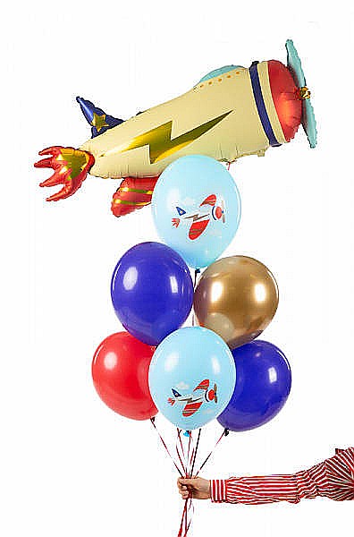 PD BALOANE Balloons 30cm, Plane, Pastel light blue, 6/SET SB14P-312-000-6 [3]