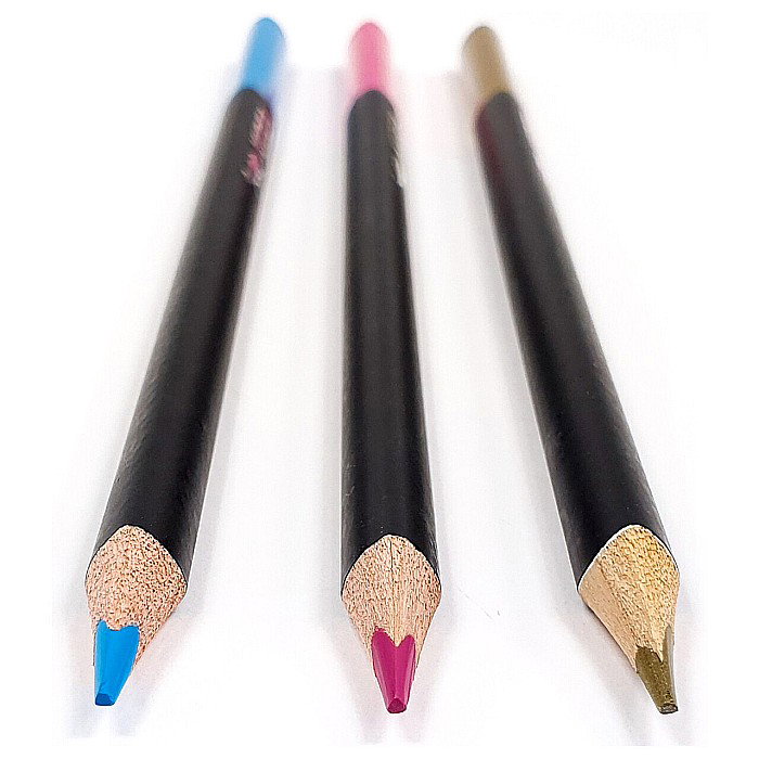 DE CREIOANE COLORATE TRIUNGHIULARE CUTIE METAL CULORI INTENSE 24/SET KIDEA KTMP24KA [3]